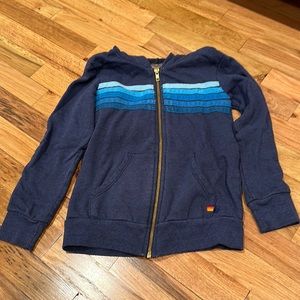 Kids Aviator Nation Blue Striped Zip Up Hoodie